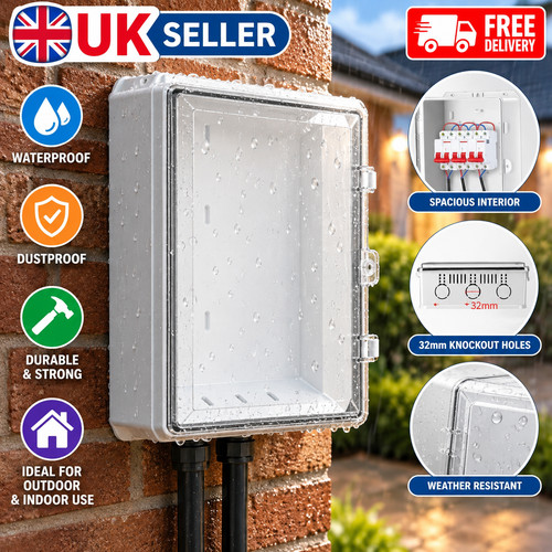 Outdoor junction box clear - junction,